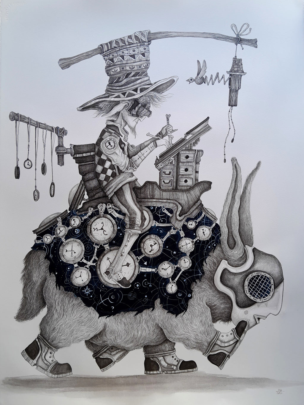 The Clockmaker 2023, Animated print A3 – ArtAtAfrica