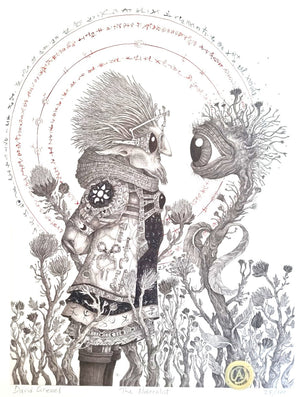 The Naturalist 2023, Animated print with extra original drawing