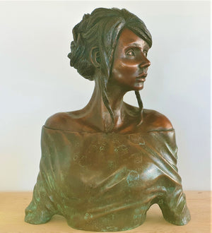 The Girl Behind The Window-bronze 2021